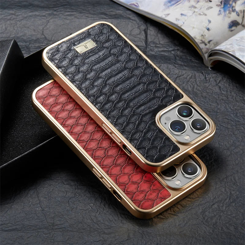 Crocodile Leather Case